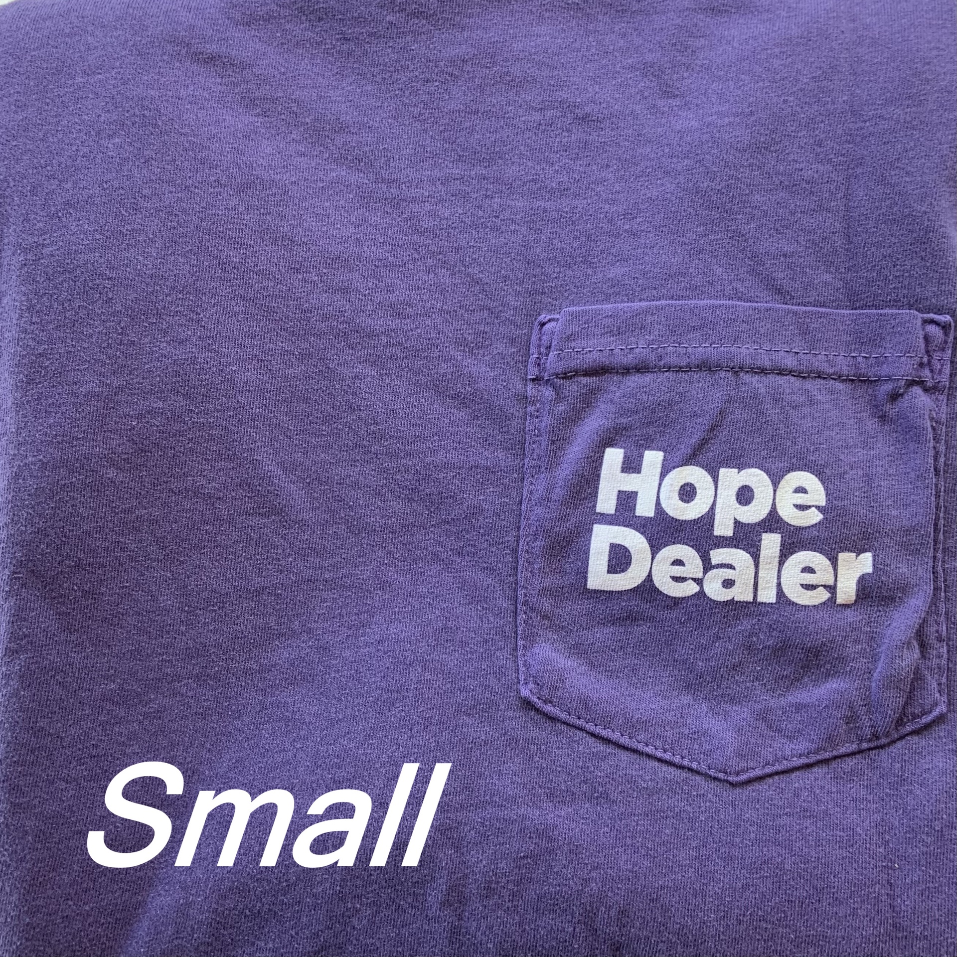 Hope Dealer Tshirt / Purple / Small